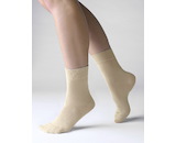 GINA dámské ponožky klasické, bezešvé, jednobarevné Bambusové ponožky 82000P  - koňak  41/44