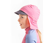 Unuo, Dětská kšiltovka s plachetkou a UV ochranou 50+, Růžová Velikost: M (49-52 cm) - Růžová